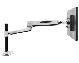 Monitor Mount - LX Sit-Stand - Desk - 1 monitor - Tilt/Pan/Rotate - up to 43in - Aluminium