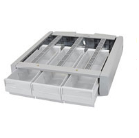 Sv Supplemental Storage Drawer Triple (grey/white)                                                  