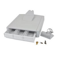 Sv44 Primary Triple Drawer For LCD Cart (grey/white)                                                
