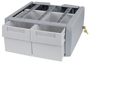 Sv Supplemental Storage Drawer Double Tall (grey/white)                                             