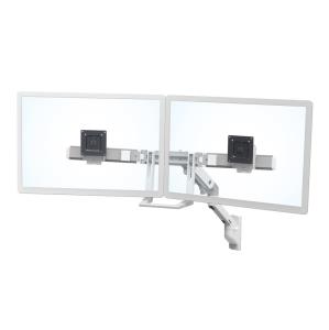 Monitor Mount - HX Wall Dual Monitor Arm - 2 monitor - Tilt/Pan/Rotate - up to 32in - White