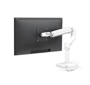 LX Desk Arm, Low-Profile Top Mount C-Clamp white