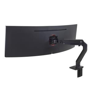 Monitor Mount - HX Desk Monitor Arm with HD Pivot - Desk - 1 monitor - Tilt/Pan/Rotate - up to 49in - Black - for Immersive 1000R Curved Screens