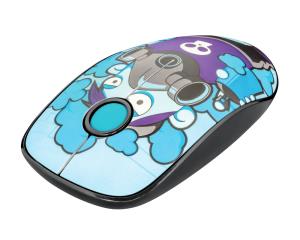 Sketch Wireless Silent Click Mouse Blue