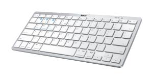 Wireless Keyboard Nado - Bluetooth - White - Qwerty Us / Int'l
