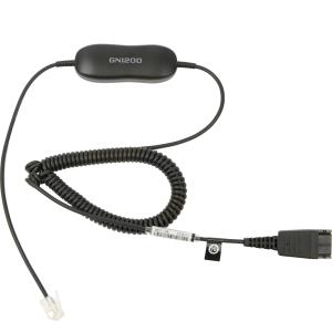 Gn 1200 Direct Connect Coiled Cord - Qd To Rj10                                                     