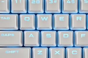 Gaming Pbt Double-shot Keycaps Full 104/105-keyset White
