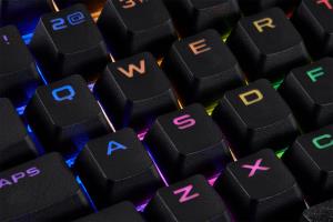Gaming Pbt Double-shot Keycaps Full 104/105-keyset - Black