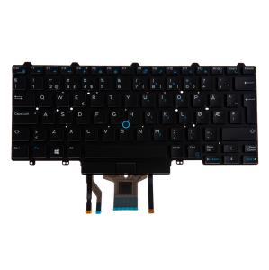 Notebook Keyboard Lat E7250 Norwegian Layout 83 Key Backlit                                         