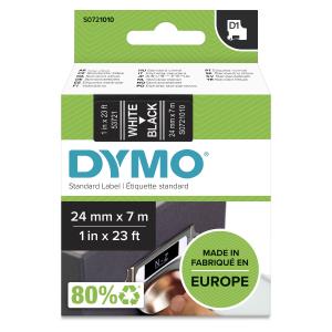 Tape/24mmx7m White Black Type D1                                                                    