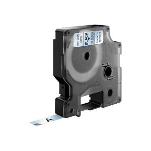 Tape Black On Transparent 9mmx7m Type D1 Xxx                                                        