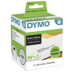 Labels Address 28x89mm White 2roll                                                                  