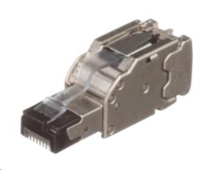 Rj45 CAT6a Shielded Field Term Plug 22-26 Awg