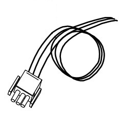 Dc Power Cable For Mp - Series 0,9 M                                                                