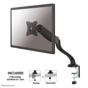 Monitor Mount - Desk - 1 monitor - Full motion - Up to 30in - Black
