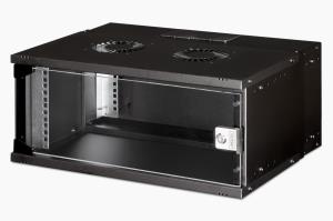 19IN 4U wall mounting cabinet - SOHO PRO 240 x 540 x 400mm black
