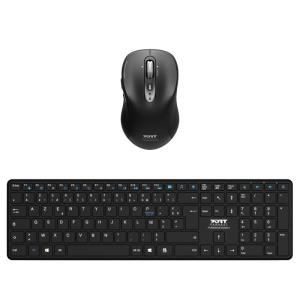 Bundle / Bluetooth Wireless Pack: Rechargeable Keyboard + Mouse Office Pro  - Qwertzu German
