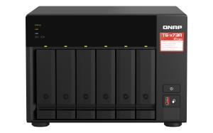 NAS TS-673A-SW5T 6 bay 2.2GHz 4C/8T AMD 8GB DDR4 2x 2.5GbE