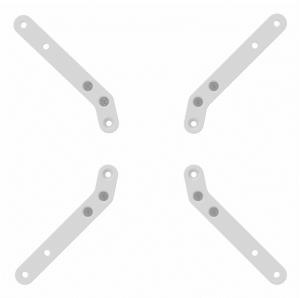 Momo A003 Vesa Extender 200x200 White