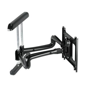 Black Dual Swing Armwall Mount(42 - 63 (pdrub)                                                      