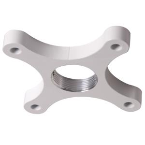 Designer Ceiling Plate - White - The 4 X 4(in) Mounting Pattern Allows Use Of 0.                    