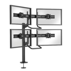 Kontour K4 2x2 Grommet Mounted Array 19&quot - 24&quot Maximum Weight 6.8 Kg (per Monitor) - Black  