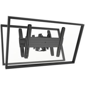 Fusion Medium Flat Panelceiling Mounts Black                                                        