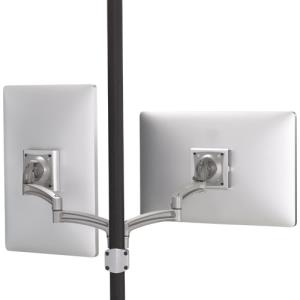 K2p Pole Mount Articulating Arms, Dual Monitors