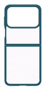 Galaxy Z Flip4 Case Thin Flex Series Pacific Reef (Clear/Blue)