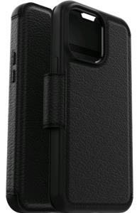 iPhone 14 Pro Max Case Strada Series Folio Case Black
