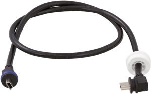 MiniUSB Straight - MiniUSB+ Angled - Length 0.5 M/1.6 Ft - For D1x. S1x. V1x - To Connect Mx-extio