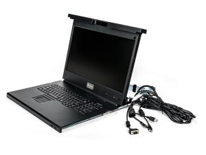 Local Rack Access (LRA) Console 18.5in LCD USB-KB 2USB PASS-GER                                     