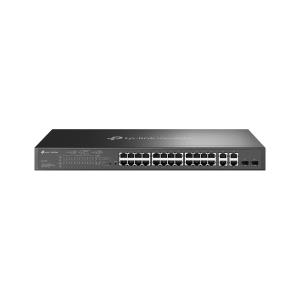Jetstream Tl-sl2428p 24-port + 10/100mbps 4-port Gigabit Smart Switch With 24 Port Poe+