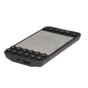 Pbq-4000 - Powerbank - 4000mah - Silicon With Qi Charging And Suction Cup