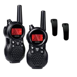 Walkie Talkie Set Wta-446 Black With Two Handsets Included