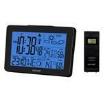 Weather Station Ws-530  With Clock Function And Indoor/outdoor Measurement Alarm Function Black