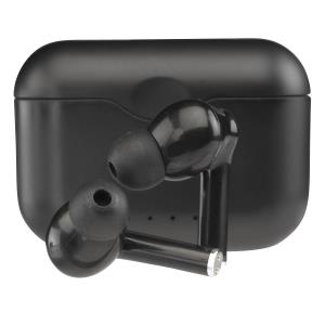 Earbuds - Twe-37 - Wireless Bluetooth - 10mm - Black With Charging Case And Handsfree Function