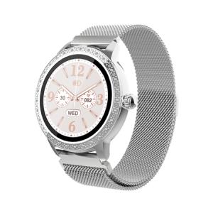 Smartwatch Sw-360s Bluetooth With Heart Rate And Body Temperature Sensor Silver