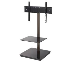 Flat Screen Tv Stand With Square Base Max Weight 30kg - Black                                       