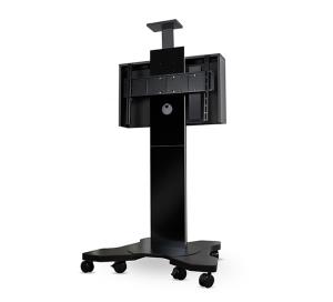 Tv Video Conferencing Trolley For Screens 50&quot Max Weight 40kg - Black                           