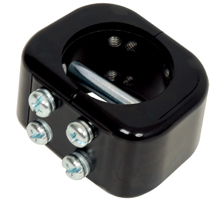 Heavy Duty Accessory Collar For Use With 50mm Poles - Black                                         