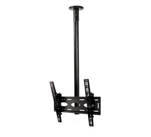 Monitor Mount - Flat Screen Ceiling Mount W/tilt - 65in - Black
