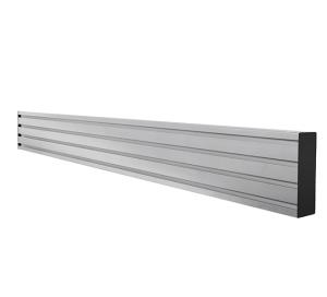 Horizontal Mounting Bar - 2m System X, Silver