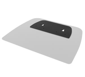 Cover Plate For Dual Bt8381 - Matt Black (mb)
