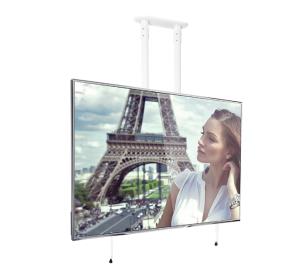 Extra-large Universal Flat Screen Ceiling Mount With Tilt (vesa 1000 X 600) - 1m 50mm Poles