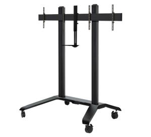 Universal Twin Screen Vc Trolley (vesa 600 X 400)