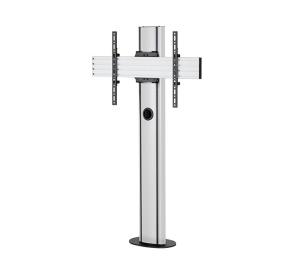 Monitor Mount - Premium Bolt Down Single Screen Uc Stand - 1 Monitor -  39-75in - 1.4m - Black / Silver
