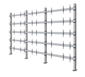 Monitor Mount - Wall - System X - 271in Lg Lsac LED Black