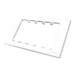 V3 Double-gang Uk Surround White Double-gang Frame Which Accommodates Five Module