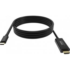 Vision 2m Black USB-c To Dp 8k Cable